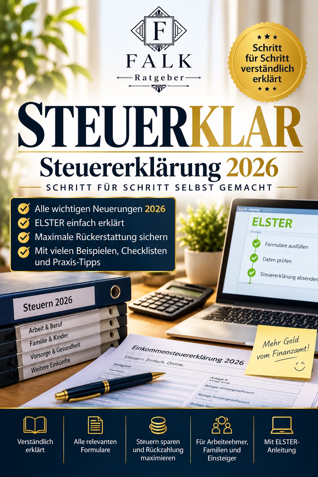 Cover: Steuerklar – Steuererklärung 2026