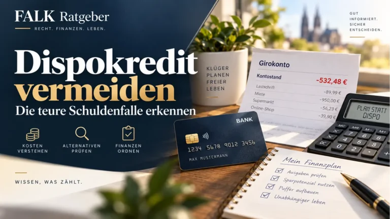 FALK Ratgeber – Dispokredit: Die teuerste Schuldenfalle vermeiden