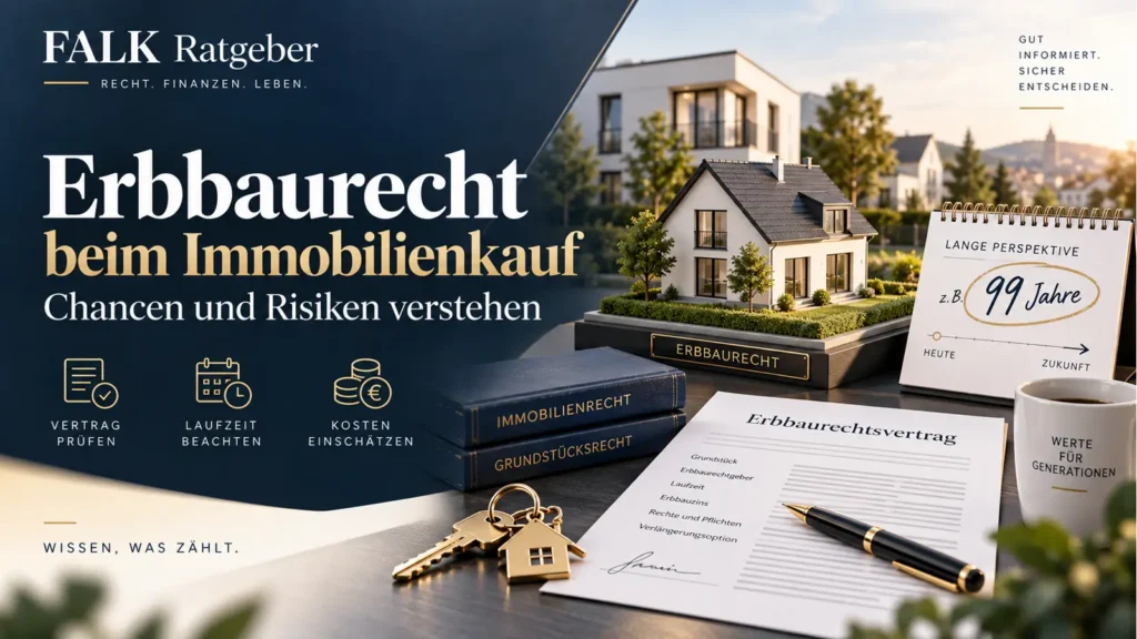 FALK Ratgeber – Erbbaurecht beim Immobilienkauf: Chancen und Risiken