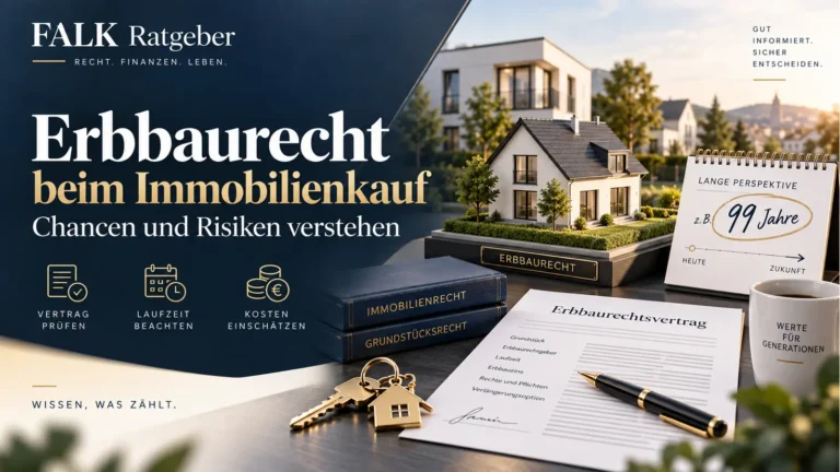 FALK Ratgeber – Erbbaurecht beim Immobilienkauf: Chancen und Risiken