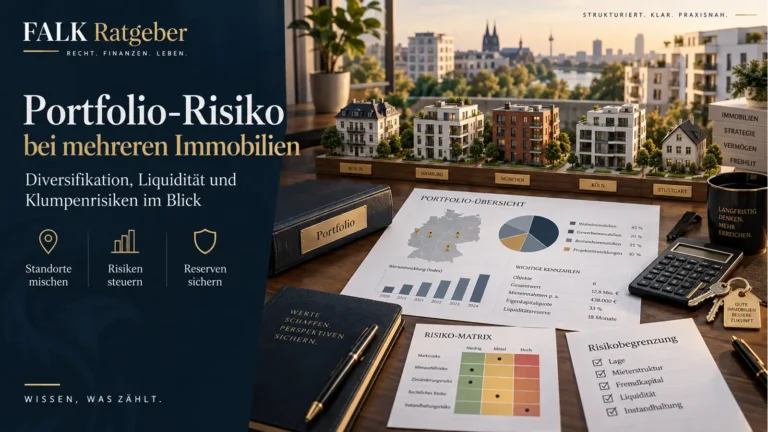 FALK Ratgeber – Portfolio-Risiko bei mehreren Immobilien begrenzen